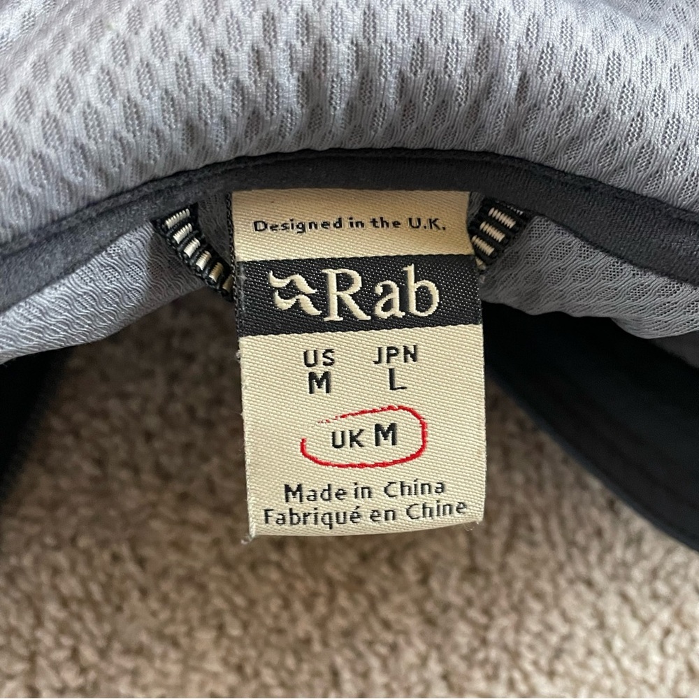 Rab Pioneer Jacket Men’s Medium Teddy Pile Full Zip Warm Fleece Gorp Hiking R1 - Picture 10 of 10